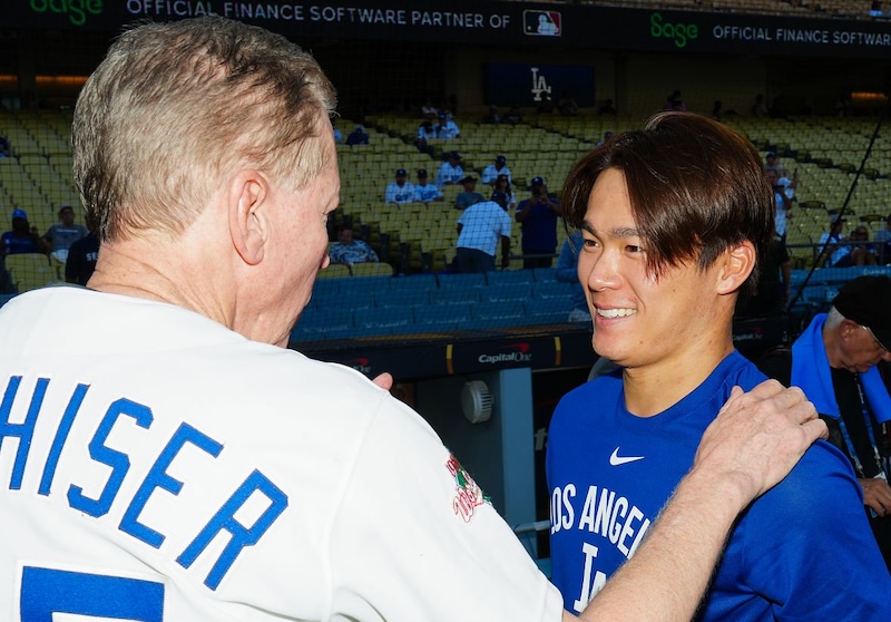 Orel Hershiser, Yoshinobu Yamamoto