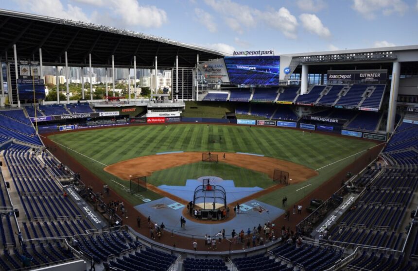 loanDepot Park general view