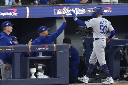 Bob Geren, Dave Roberts, Mookie Betts, 2025 World Series