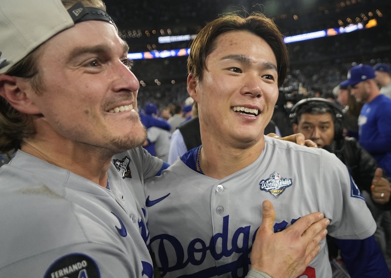 Kiké Hernández, Yoshinobu Yamamoto, 2025 World Series