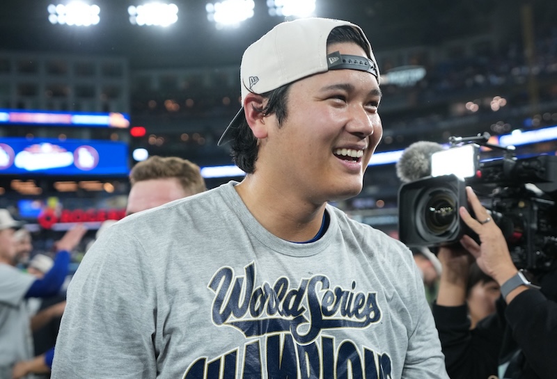 Shohei Ohtani, Dodgers win, 2025 World Series