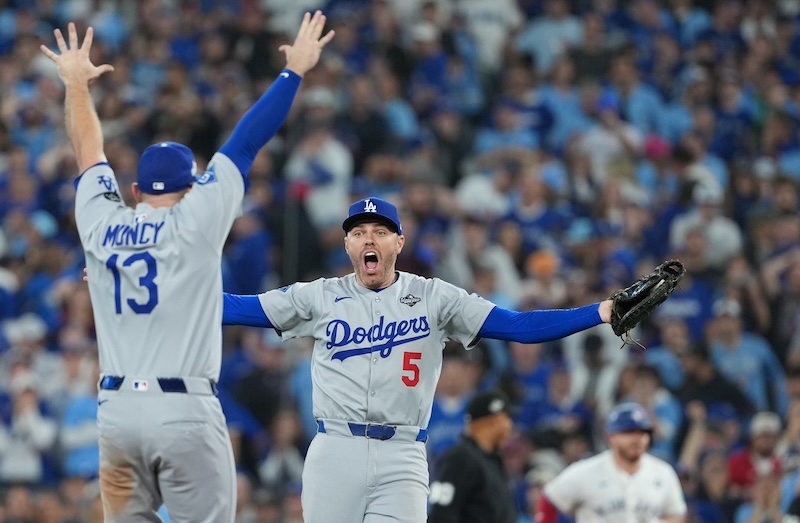 Max Muncy, Freddie Freeman, Dodgers win, 2025 World Series