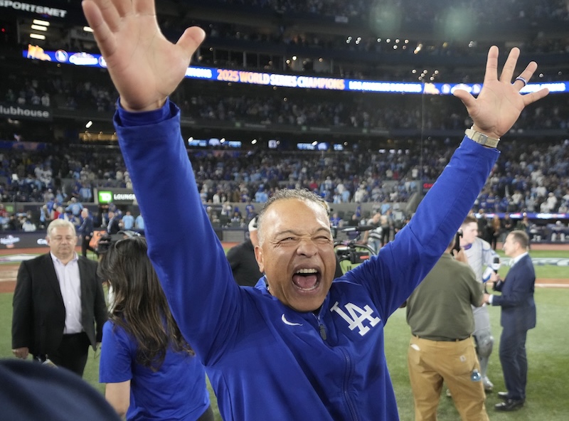 Dave Roberts, Dodgers win, 2025 World Series