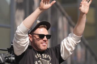 Freddie Freeman, 2025 Dodgers World Series parade