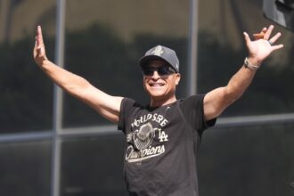 Dave Roberts, 2025 Dodgers World Series parade