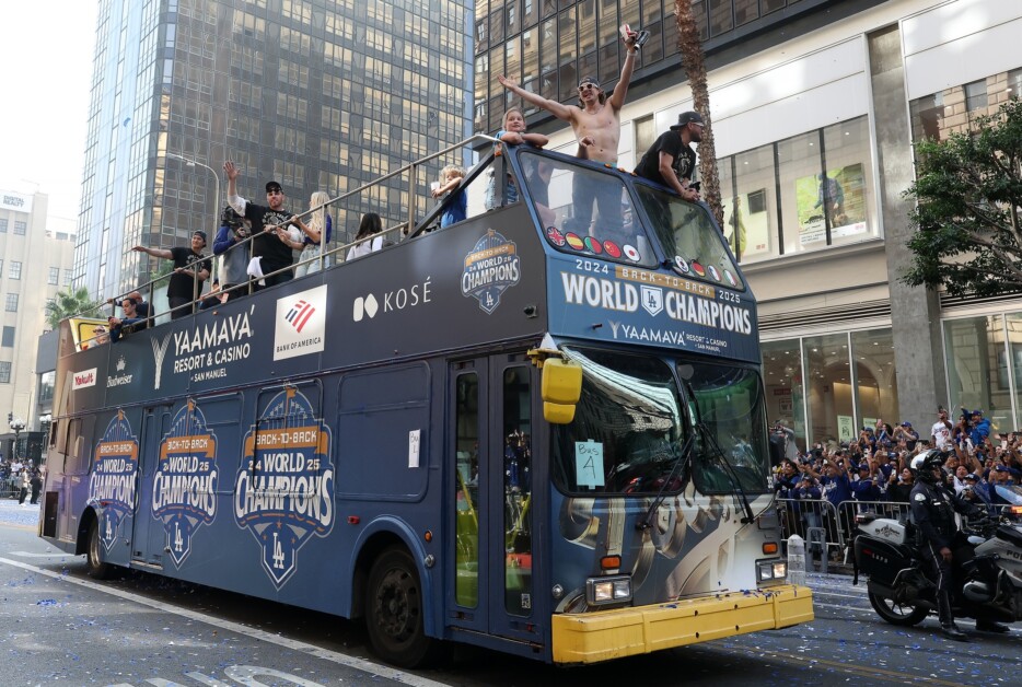 Best Moments From 2025 Dodgers World Series Parade Day