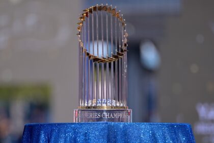 2025 World Series trophy, 2025 Dodgers World Series celebration