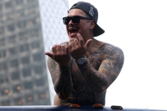 Anthony Banda, 2025 Dodgers World Series parade
