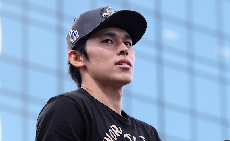 Roki Sasaki, 2025 Dodgers World Series parade