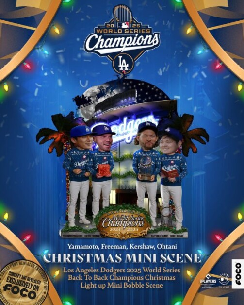 Yoshinobu Yamamoto, Freddie Freeman, Clayton Kershaw, Shohei Ohtani, 2025 World Series, FOCO