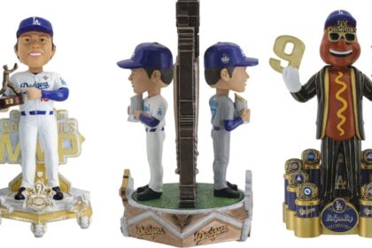 Yoshinobu Yamamoto World Series MVP, Shohei Ohtani bobblehead, Dodger Dog, FOCO