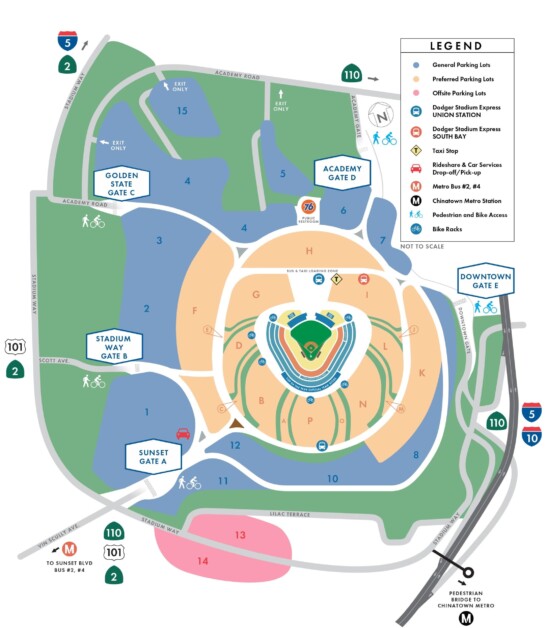 Parking at Dodger Stadium