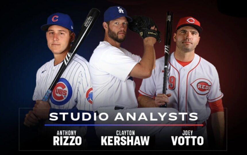 Clayton Kershaw, Joey Votto, Anthony Rizzo, NBC Sports, MLB on NBC