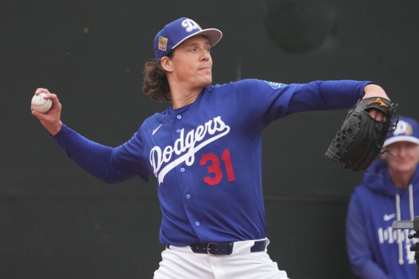 Tyler Glasnow, Charlie Hough, 2026 Dodgers Spring Training