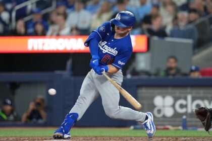 Dalton Rushing, alternate Dodgers jersey