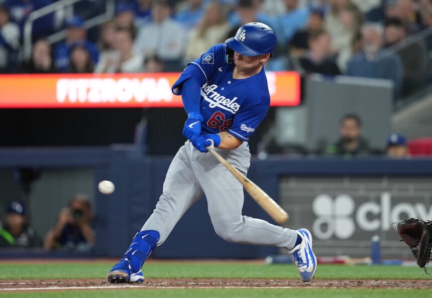 Dalton Rushing, alternate Dodgers jersey