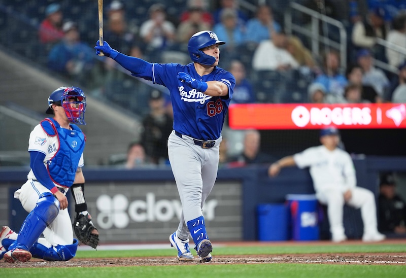 Dalton Rushing, alternate Dodgers jersey