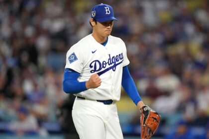 Shohei Ohtani, Brooklyn hat, Jackie Robinson Day