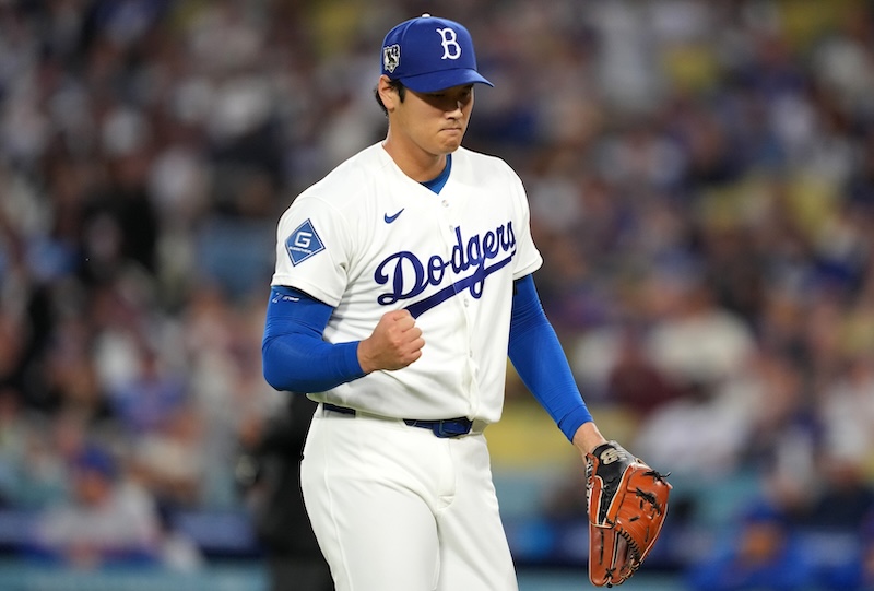 Shohei Ohtani, Brooklyn hat, Jackie Robinson Day