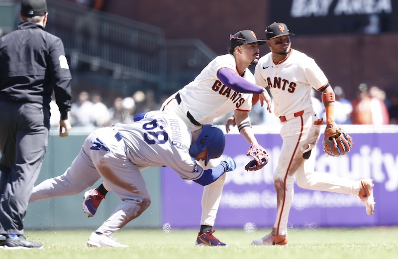 Was Dalton Rushing's Slide Dirty? Dodgers And Giants Disagree