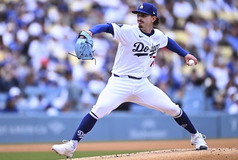 Is Justin Wrobleski's lack of strikeouts a concern for the Dodgers?