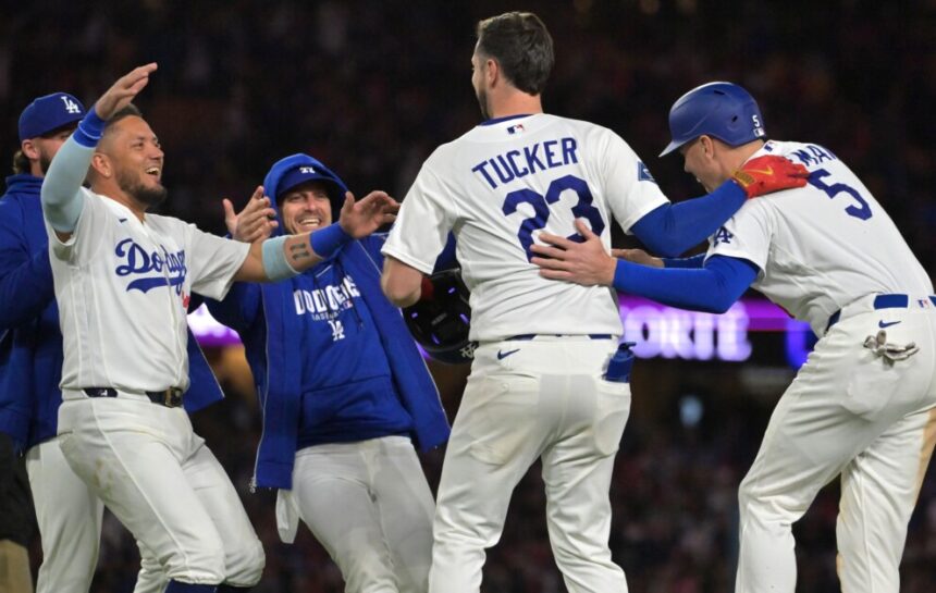 Freddie Freeman, Miguel Rojas, Kiké Hernández, Kyle Tucker, Dodgers walk-off win