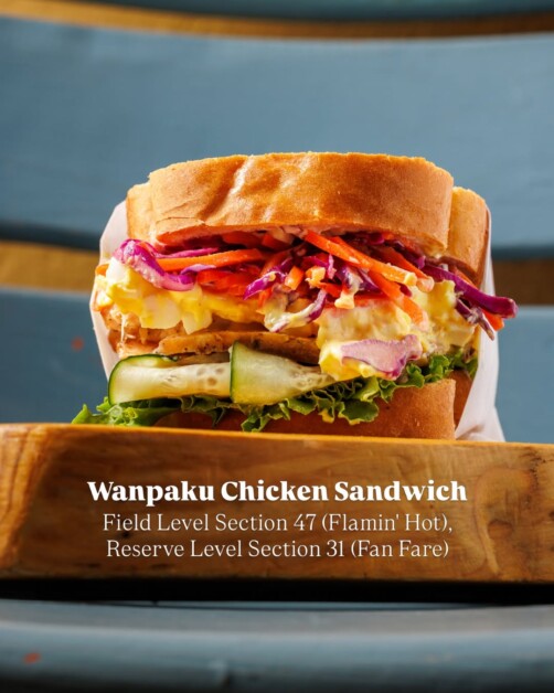 Wanpaku chicken sandwich, Japanese Heritage Night 2026