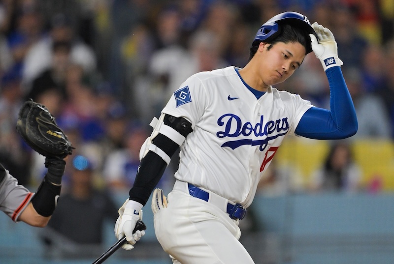 Dave Roberts believes Shohei Ohtani is pressing at the plate