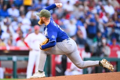 Will Klein, alternate Dodgers road jersey, Freeway Series, Armed Forces Day Weekend