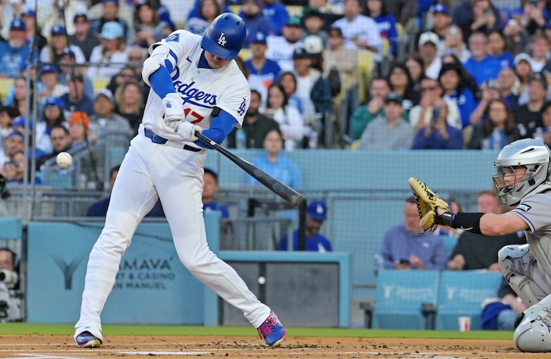 Shohei Ohtani nearly helps Dodgers make history in sweep of Rockies