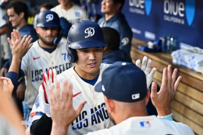 Miguel Rojas, Shohei Ohtani, Alex Freeland, Freeway Series, Dodgers City Connect