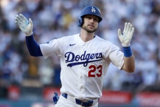 Kyle Tucker, Dodgers celebration