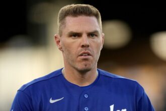 Freddie Freeman, alternate Dodgers road jersey