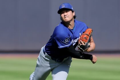 Shohei Ohtani, alternate Dodgers road jersey