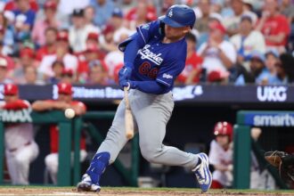 Dalton Rushing, alternate Dodgers road jersey