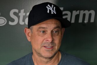 Yankees manager Aaron Boone