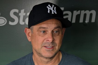 Yankees manager Aaron Boone