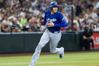 Freddie Freeman, blue road Dodgers jersey