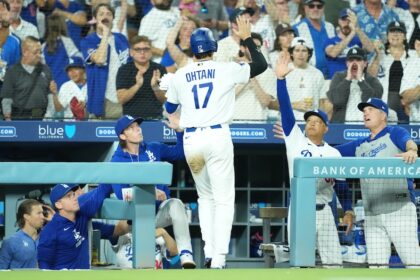 Shohei Ohtani, Will Smith, Thomas Albert, Danny Lehmann, Dave Roberts, Bob Geren