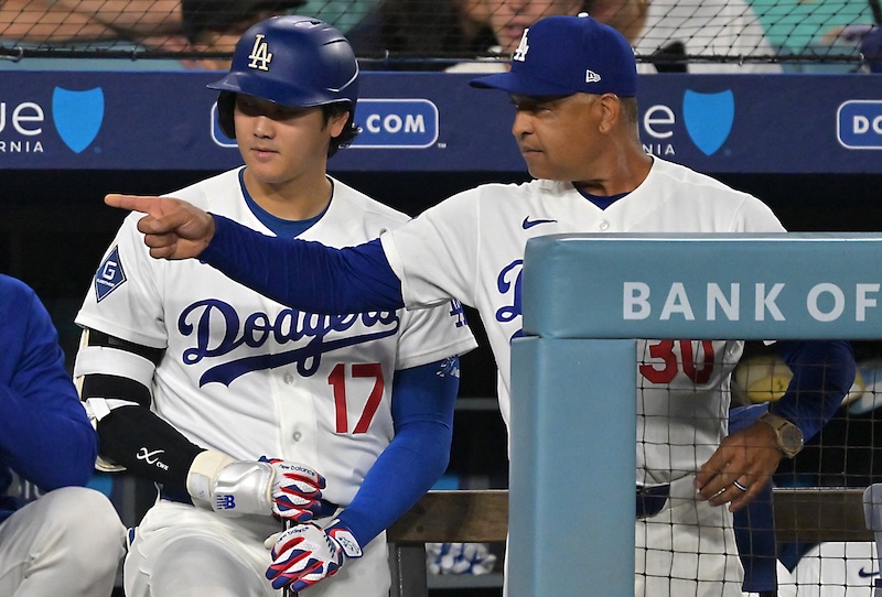 Shohei Ohtani, Dave Roberts