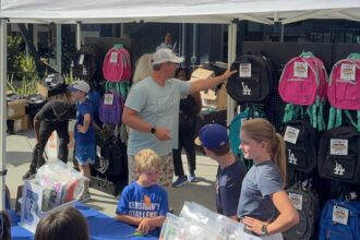 Clayton Kershaw, Charley Kershaw, Cali Ann Kershaw, Back to School Bash, Kershaw's Challenge