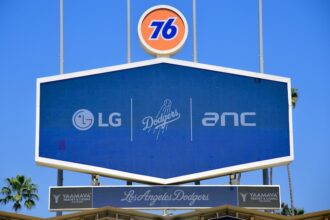 LG Electronics USA, Dodgers partnership, Dodger Stadium video board, Yaamava' Resort & Casino, 76