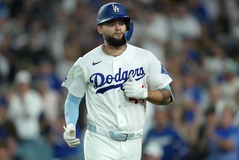 Andy Pages Suffers Left Hand Fracture After Hit By Pitch