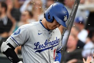 Shohei Ohtani home run, Dodgers sunflower seeds celebration