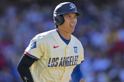 Shohei Ohtani walk reaction, Dodgers City Connect, 2026 MLB Players Weekend