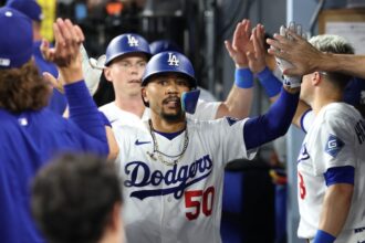 Mookie Betts, Will Smith, Kiké Hernández, Tyler Glasnow